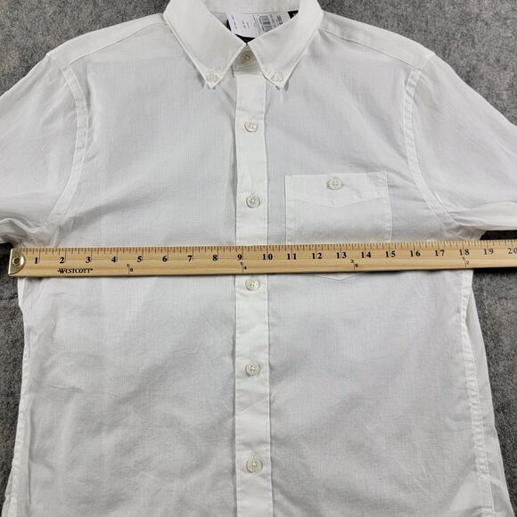 Todd Snyder Summerweight Favorite Button Down Shirt size XS White NWT $148 - Picture 9 of 12